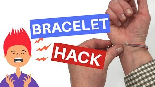 How To Put On a Bracelet by Yourself // Quick Simple Hack