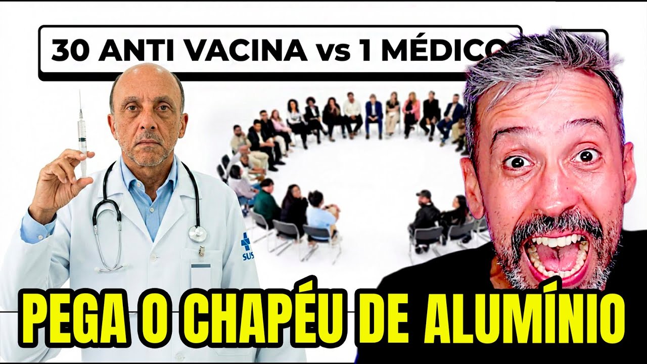1 MÉDICO vs 30 ANTIVAC*NA - já tô com raiva
