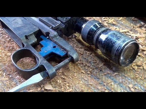 Home made rifle stock, using a chainsaw. Part 2 of 4