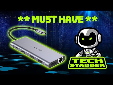 M1 MacBook Accessories **MUST HAVE **  USB-C Hub | USB Type-C Hub | OKX USB C Laptop Hub | USB DOCK