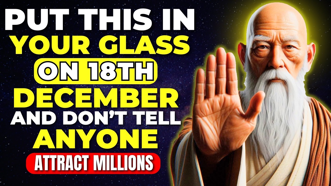 Put This In Your Glass On 15TH December, Your Financial Problems Will VANISH | Buddhist Teachings