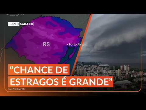 RS EM ALERTA: vendaval e condições propícias para tempestade preocupam | SuperSábado