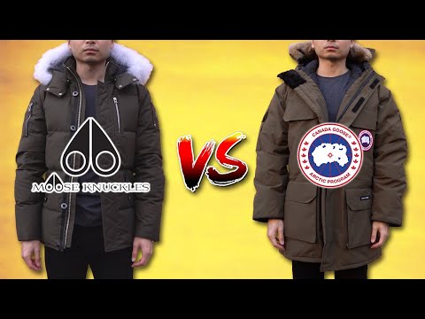 Which Down Jacket Is Better? | Moose Knuckles VS Canada Goose