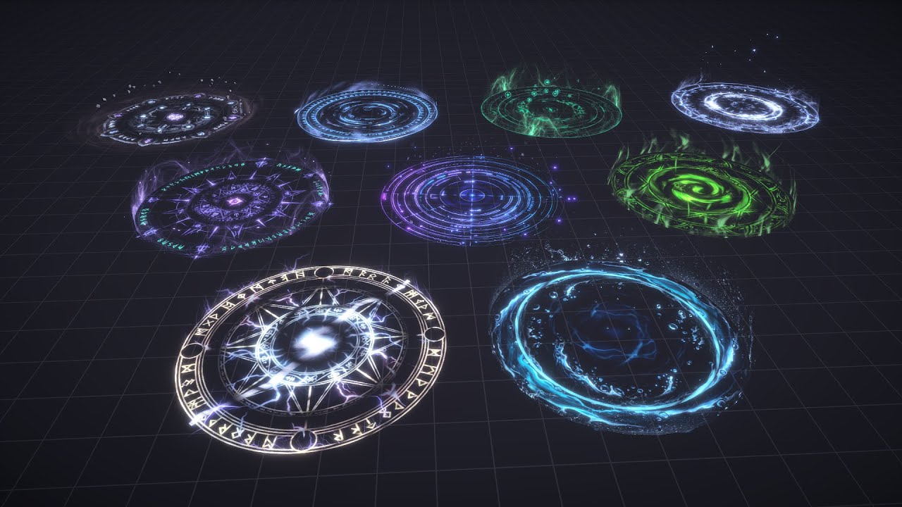 Magic Circle Spells VFX For Unity