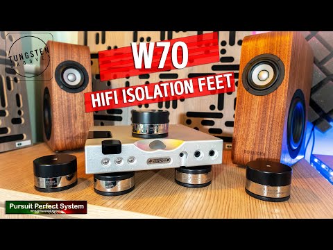 REVIEW Tungsten Grooves W70 HiFi Vibration Isolation Feet EXTREME PERFORMANCE