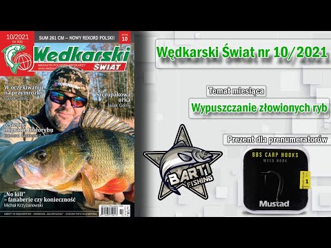 Wędkarski Świat 10/2021 - haczyki karpiowe Mustad | Wypuszczanie złowionych ryb