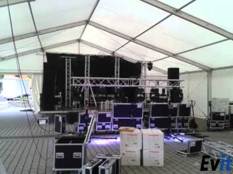 Aufbau Pool Party Bleialf