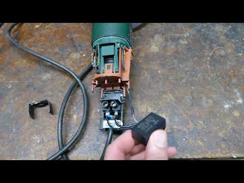 Reparatur Bosch PWS 9 - 125 CE Kurzschluß / Kondensator defekt