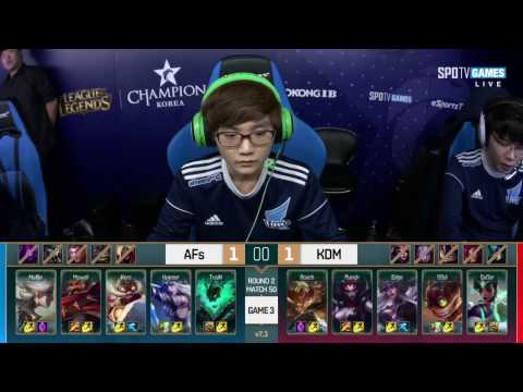 AFS vs KDM || Highlights Game 3 || LCK Spring 2017 W6D5