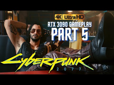 Cyberpunk 2077 walkthrough gameplay Part 5 - 3090 4k Maxed Ray Tracing settings (PC 60fps)