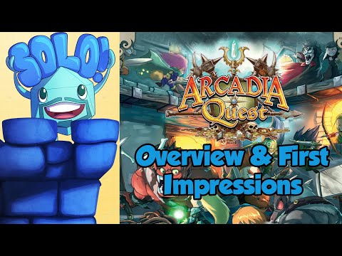 Arcadia Quest Solo Mode Overview and First Impressions - with Mike DiLisiio
