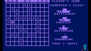 Atari 800 Game: War at Sea (1980 CE Software)