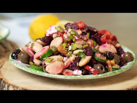 The Mediterranean Salad That Keeps You Full | Beets, Beans & Big Flavor!