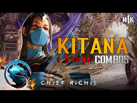 Easy & ADVANCED Kitana (Sonya Kameo) Combos Tutorial - Mortal Kombat 1