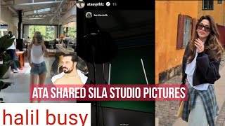 Ata Yildiz Shared Sila Turkoglu Studio Pictures !Halil Ibrahim Ceyhan Busy