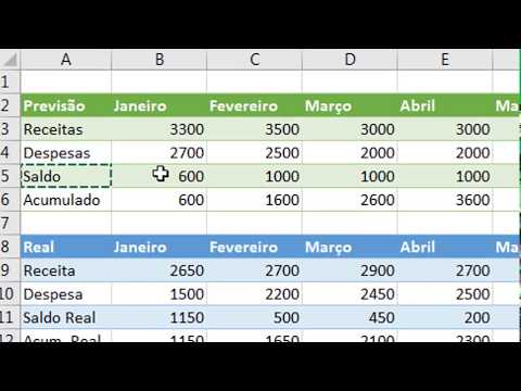 Como fazer Fluxo de Caixa automático no Excel Simples e Fácil
