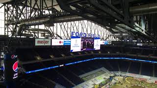 Detroit Lions Ford Field, Press Box Level View