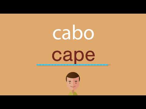 Cómo se dice cabo en inglés