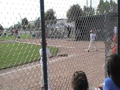 Shackelford scores on a bunt laid down by Robledo.