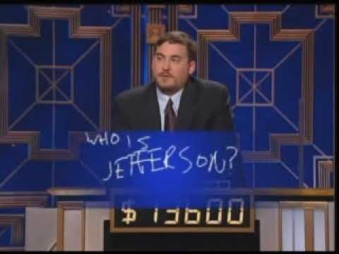 Jeopardy - Million dollar masters winner!! (2002)