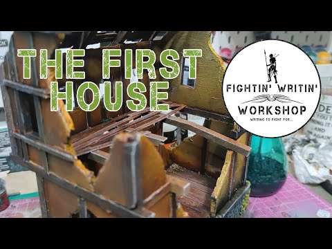 Building the first house for my #mordheim inspired board