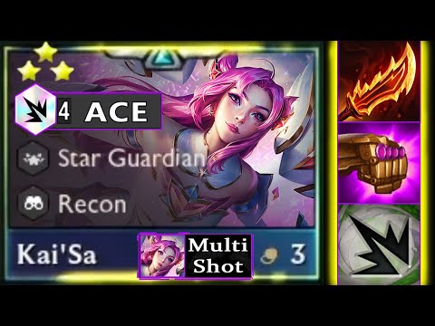 How Broken is 4 ACE Kaisa 3 Star ?! | TFT SET 8