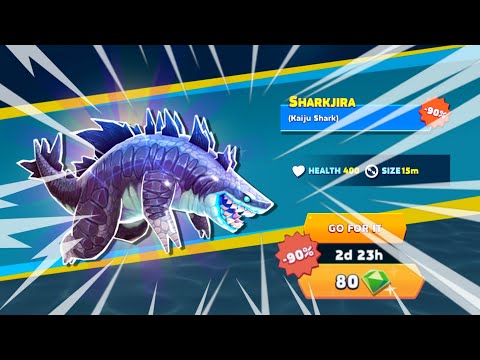 GOT SHARKJIRA+MAGMAJIRA 90% OFF ONLY 80 DIAMONDS (JAWSOME DISCOUNT) - Hungry Shark Evolution