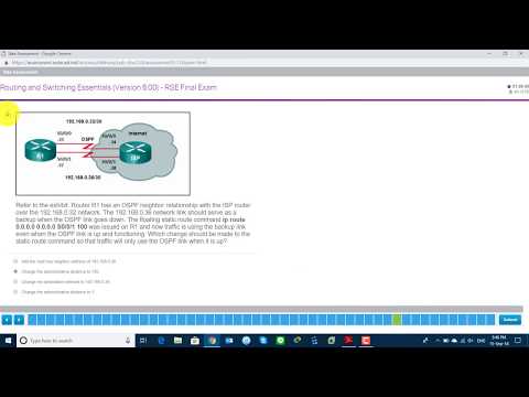 CCNA 2 v6.0 Final Exam Answers 2018 - Routing & Switching