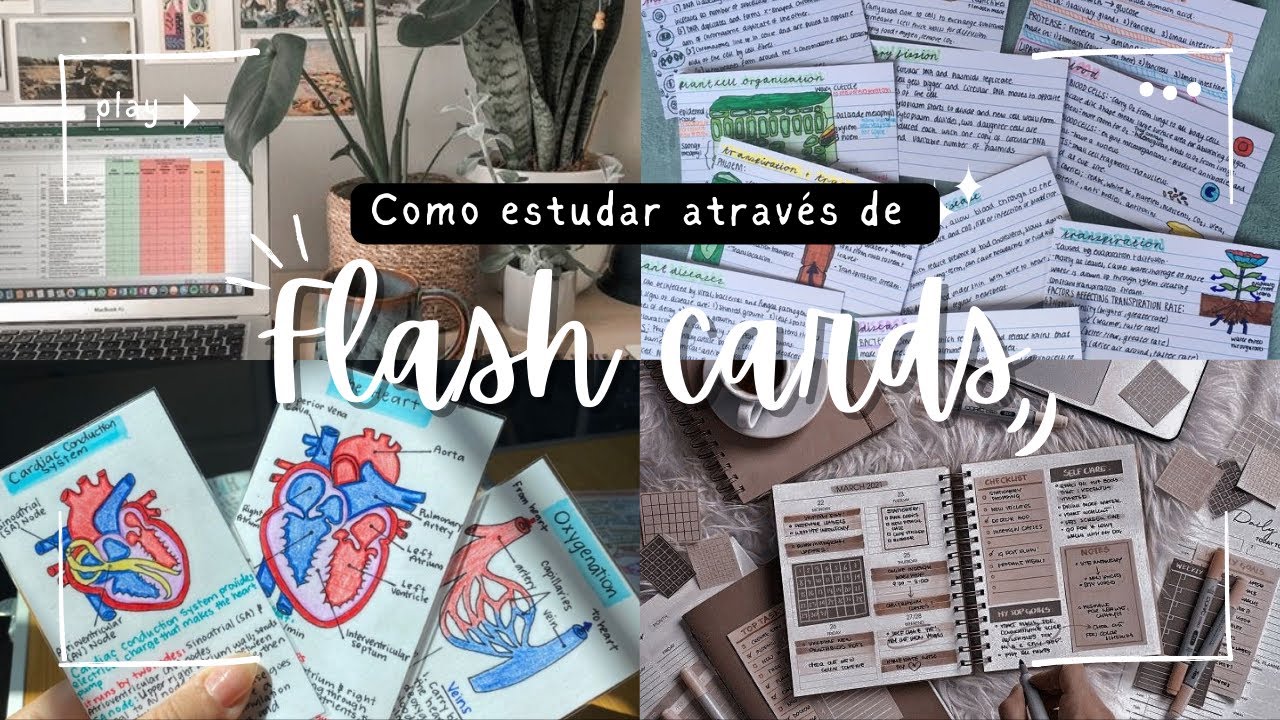 COMO CRIAR FLASH CARDS EFICIENTES PARA OS ESTUDOS? | conhecendo a melhor técnica de estudo ativo