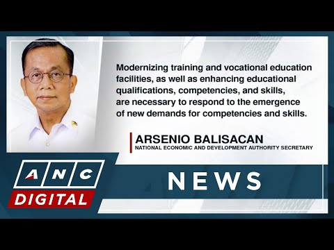 NEDA Chief: Gov't remains committed to upskill Filipino workers to boost employability ANC