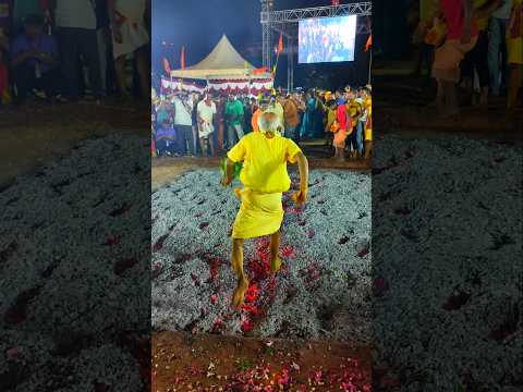 Power of 85+ year-old &ndash; strong and walking on fire! Incredible strength and devotion. 💪🔥🙏 #FireWalk