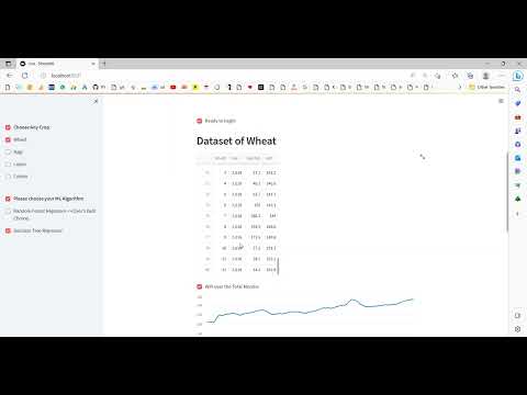 Crop Pricing Using Machine Learning Recommendation in Python Projects