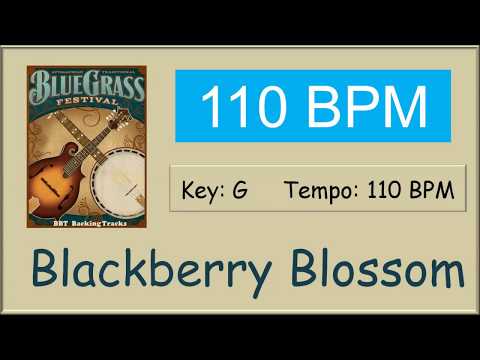 Blackberry Blossom  - bluegrass backing track 110 BPM