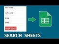 Create A Google Spreadsheet Search Form X Ref