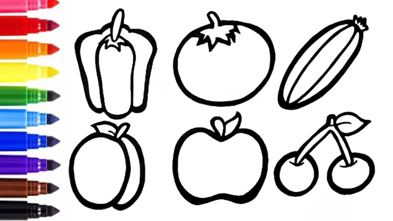 Watch Now COMO DESENHAR FRUTAS E LEGUMES| DESENHAR E PINTAR COMO DESENHAR FRUTAS E LEGUMES| DESENHAR E PINTAR