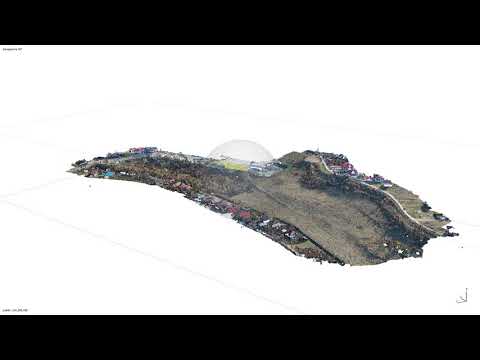 Ridicare topografica avand curbele de nivel si ortofotoplan. Suprafata studiata 5ha