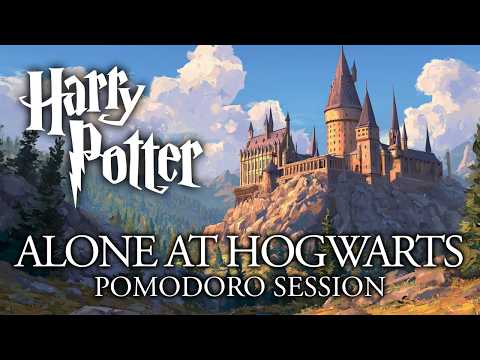 ✅ Get Things Done this Summer ✏️ Harry Potter Study Session at Hogwarts with ASMR Pomodoro