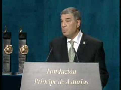Avner Shalev agradece el Premio Príncipe de Asturias