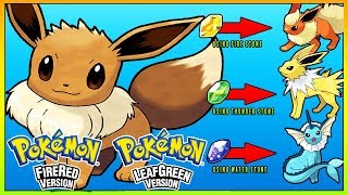 Pokemon FireRed & LeafGreen - How to Get Eevee & Evolve It!