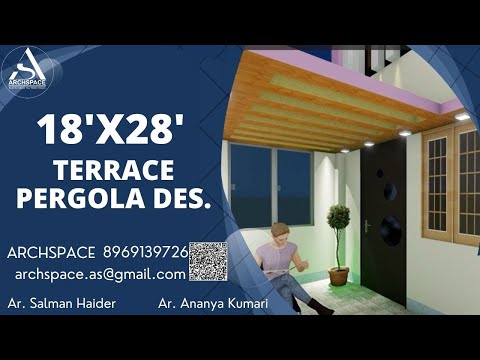 18' X 28' TERRACE VIEW I 18X28 CHHAT KA VIEW Architect I Planner I Interior Designer I Landscape.