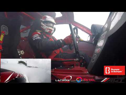 Jonathan Guitard lead Kevin Morin  - DMCC drift Round 3, Sanair (St-Pie)