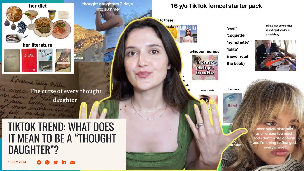 the rise of the THOUGHT DAUGHTER: reading aesthetic or femcel rebrand?