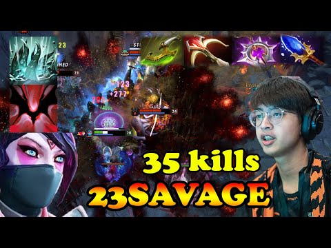 23Savage farming machine Templar Assassin vs Ravage Requiem combo | Giveaway | Dota 2 Pro Gameplay