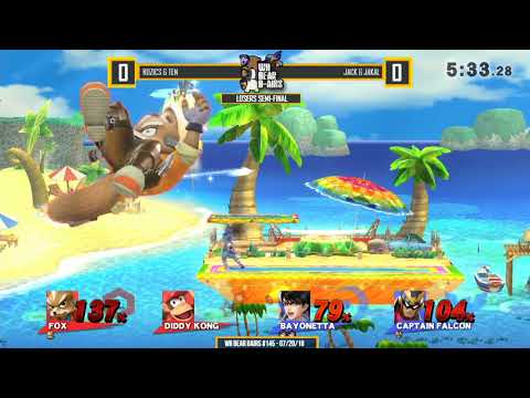 Ultra WBB #145 | Rozics & Ten vs Jack & Jakal - Losers Semi-Final - Super Smash Bros. for Wii U