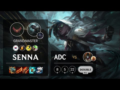 Senna ADC vs Jhin - KR Grandmaster Patch 12.4