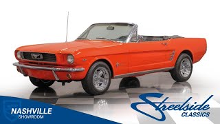 Video Thumbnail for 1966 Ford Mustang Convertible