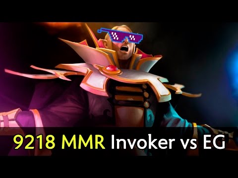 9218 MMR Invoker vs EG by Sccc — Dota 2