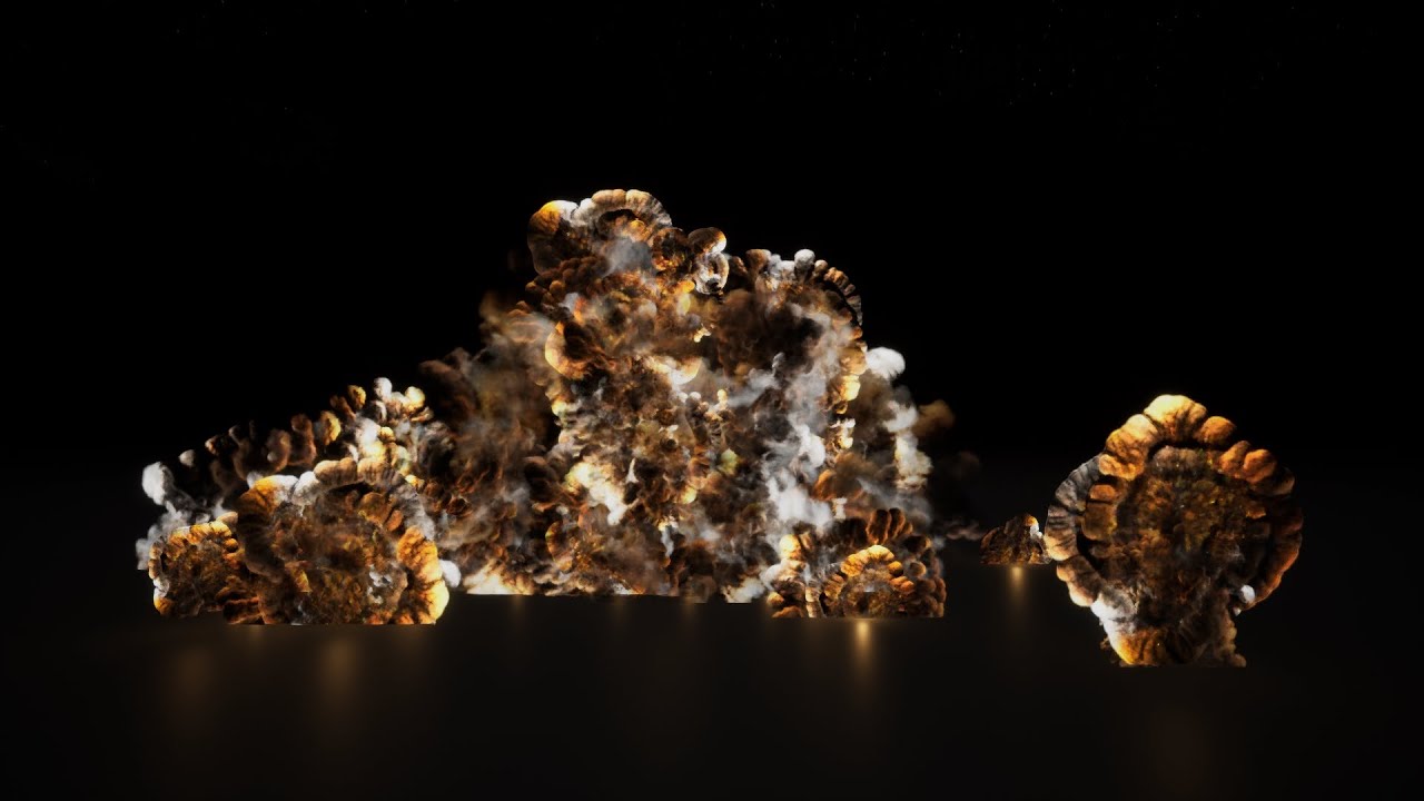 UE4 | UE5 100 Explosion Pack