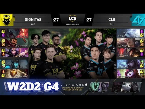 Dignitas vs CLG | Week 2 Day 2 S10 LCS Summer 2020 | DIG vs CLG W2D2