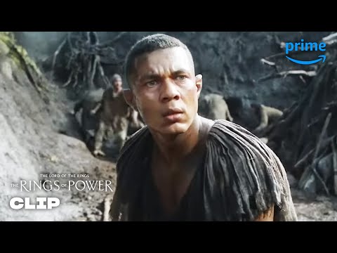 Arondir Fights Beast | The Lord of the Rings: The Rings of Power | Prime Video